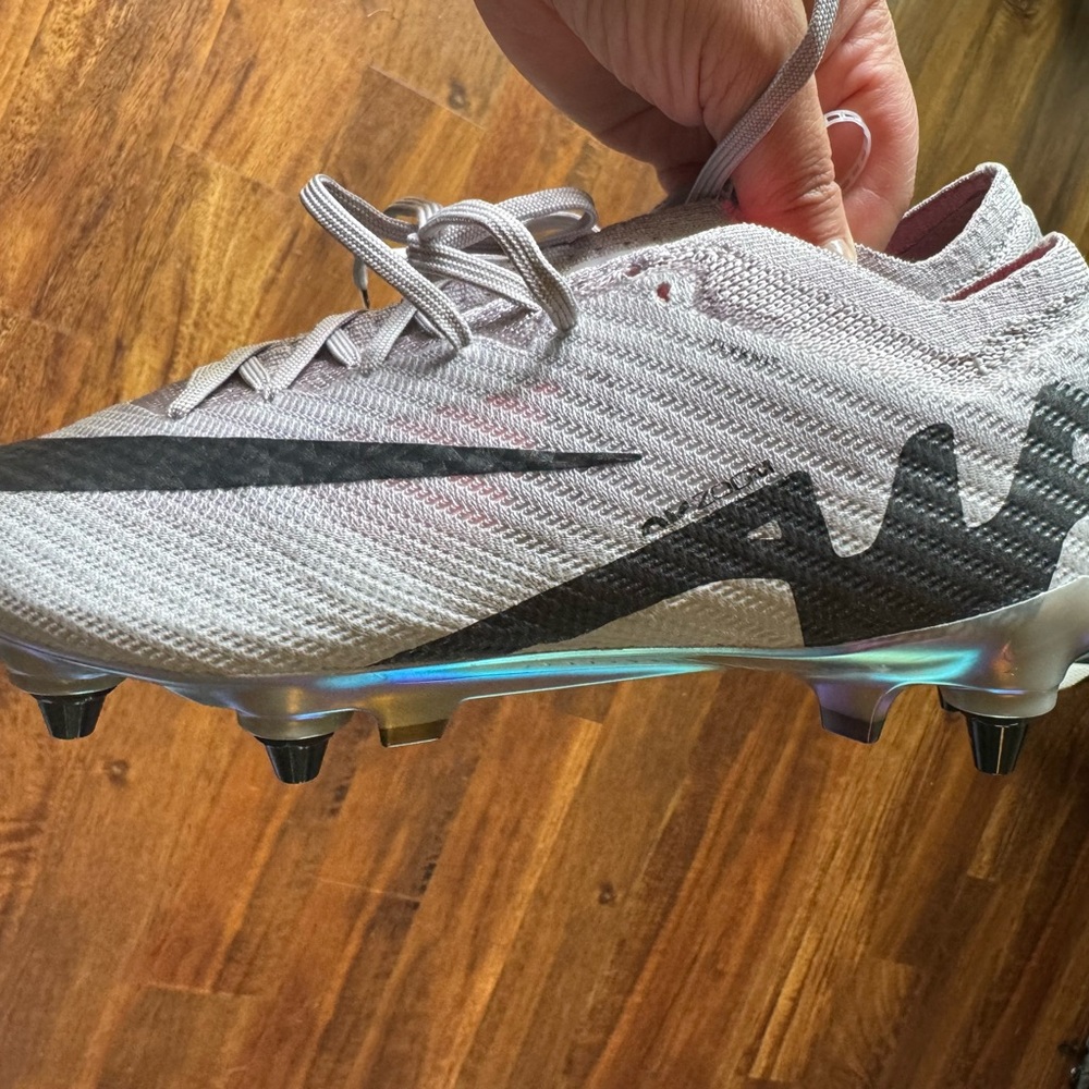 Nike Men’s AirZoom Mercurial Athletic Football Cleats with Iridescent Sole